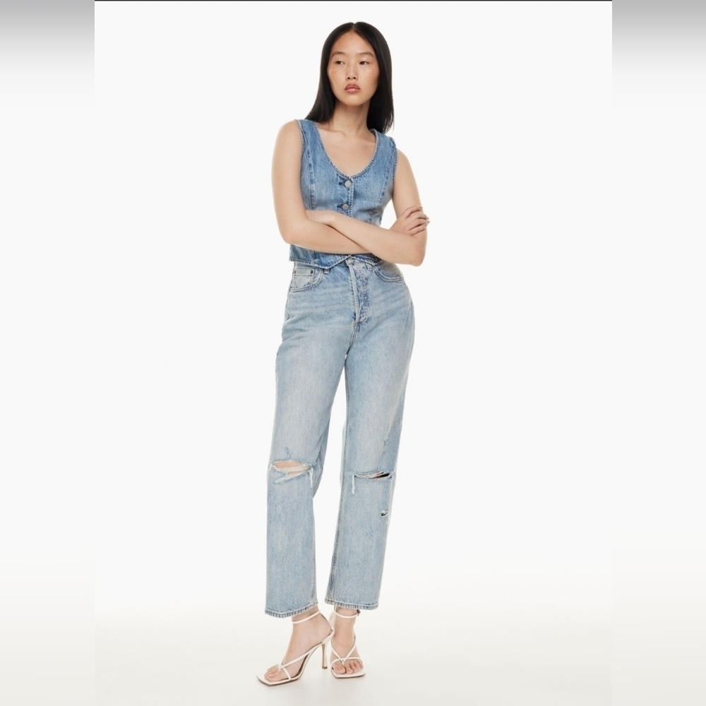 ARITZIA DENIM FORUM The Joni High Rise Loose Fit Jeans size 26
